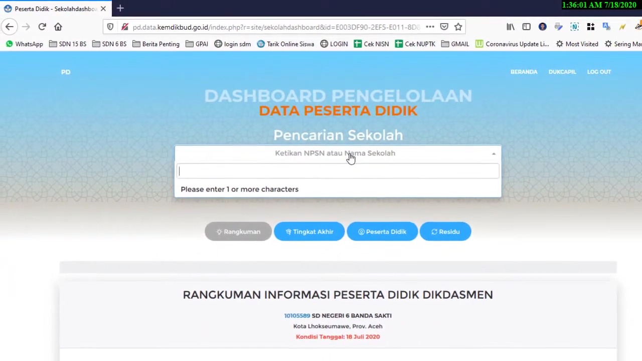 cara cek data lengkap siswa 2