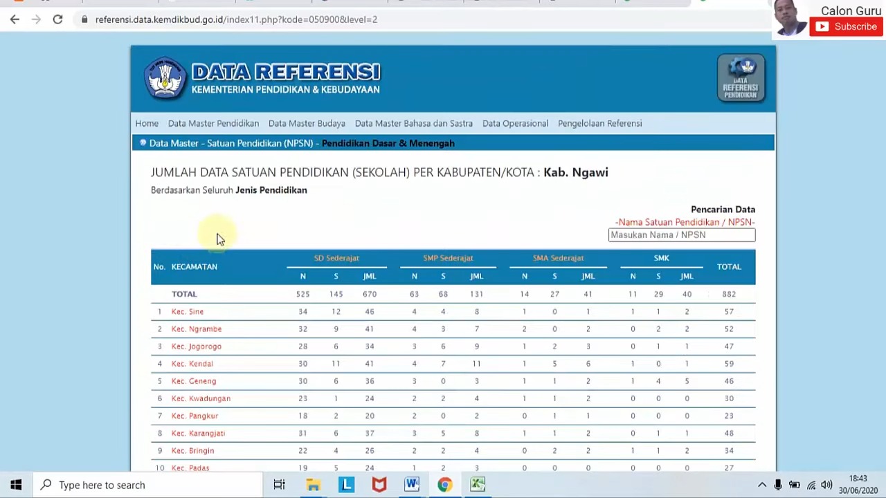 cara cek npsn sekolah 3