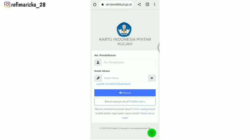 cara daftar kip kuliah bagi yang tidak punya kip 2