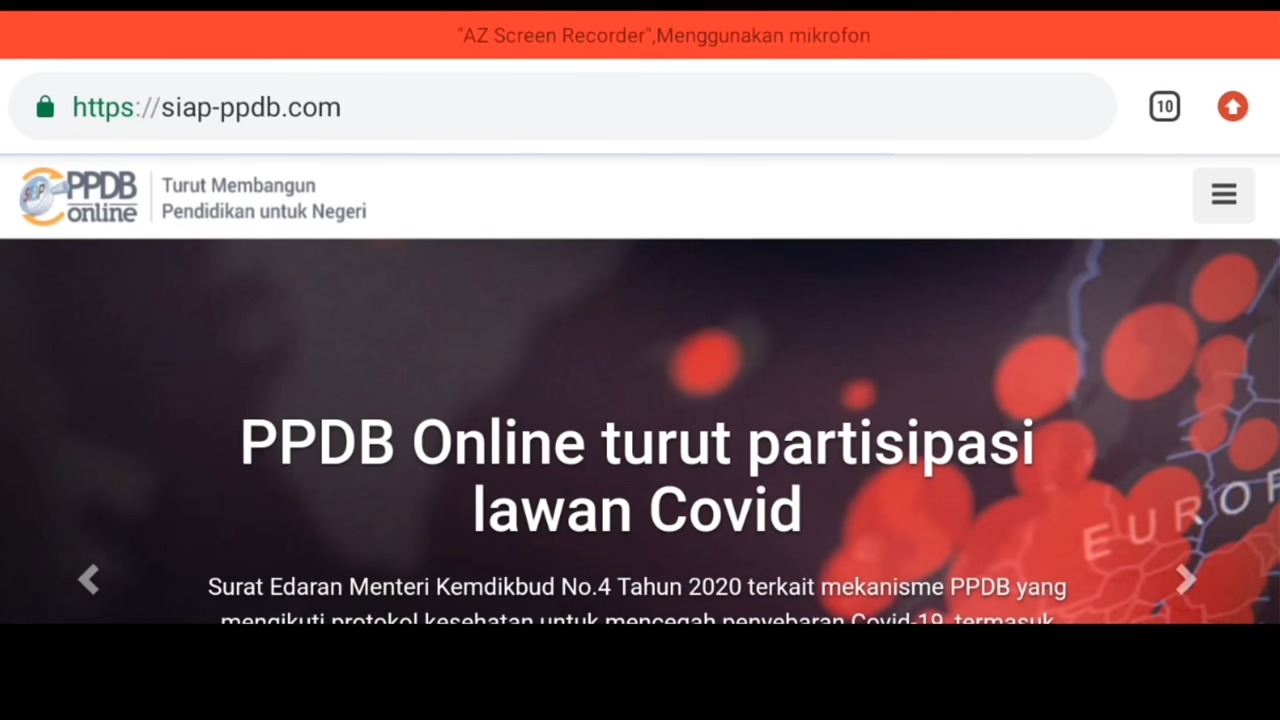 cara daftar sekolah online