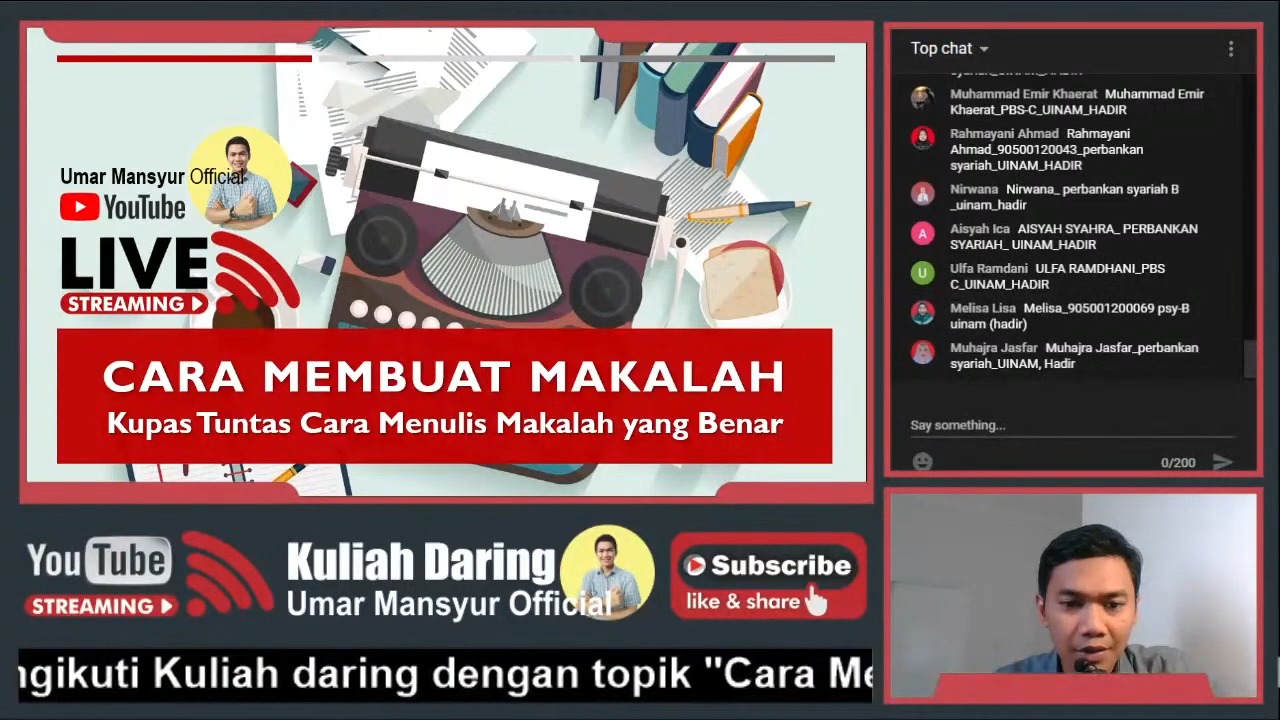 cara membuat makalah kuliah