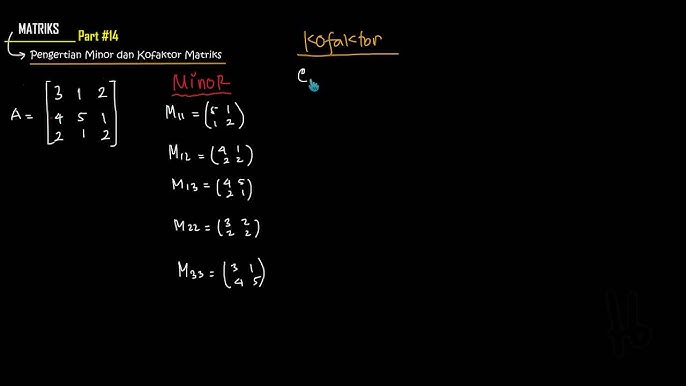 Contoh Soal Invers Matriks Matematika Kelas 11